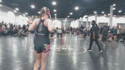 105 lbs Quarterfinal - Cidney Schaffer, Lady Assassins - GK12E vs Abigail Peterson, Black Mambas - GK12E