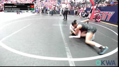 126 lbs Rr Rnd 1 - Breanna Hunt, Heat vs Akeilah Marshall, The Academy Wichita Kansas