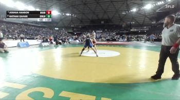 Boys 3A 157 lbs Semifinal - Nathan Gahan, Sedro-Woolley vs Joshua Hanson, White River
