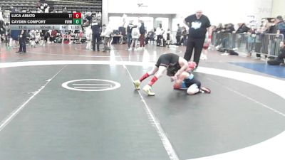 73 lbs Rr Rnd 1 - Luca Amato, Team Tugman - ESC vs Cayden Comfort, Hammers- ESC