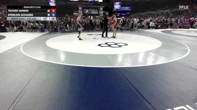 100 lbs Champ. Rd Of 128 - Tucker Jahnke, AR vs Sterling Schanen, WI