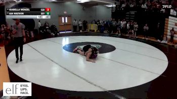 145 lbs. Cons. Round 6 - Aja Watson, Buffalo vs Isabella Wenzel, Kearney