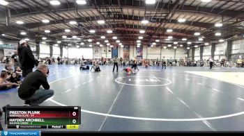 88 lbs Rd# 2 10:30am Friday - Preston Plunk, Nebraska Elite vs Hayden Archbell, Nauman Green