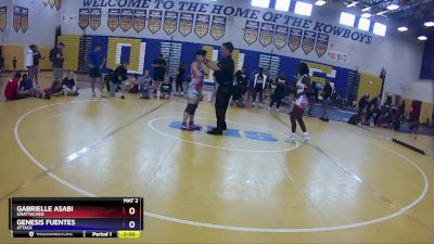 130 lbs Cons. Round 3 - Genesis Fuentes, Attack vs Gabrielle Asabi, Unattached