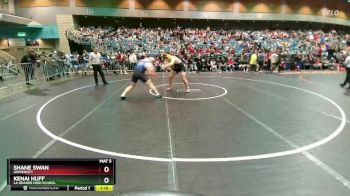 285 lbs Champ. Round 3 - Kenai Huff, La Grande High School vs Shane Swan, University