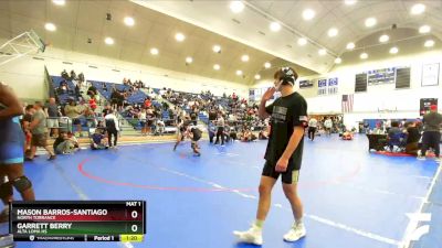 126 lbs Quarterfinal - Mason Barros-Santiago, North Torrance vs Garrett Berry, Alta Loma HS