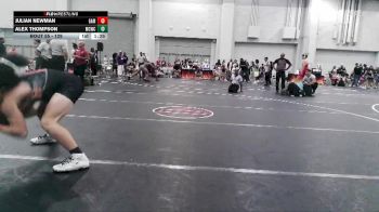 129 lbs Cons. Semi - Julian Newman, GameHouse vs Alex Thompson, Mallard Creek Wrestling Club