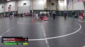 182 lbs Round 2 (16 Team) - Ripkin Gallaway, Amherst vs Thomas Johnson, Augusta