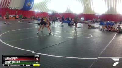 130 lbs Round 1 (6 Team) - Lucea Wales, Team Yellow vs Jersey Folkens, Team Red