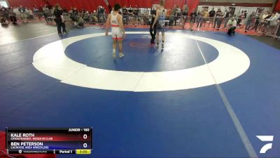 160 lbs Semifinal - Kale Roth, CrassTrained: Weigh In Club vs Ben Peterson, LaCrosse Area Wrestlers