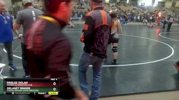 140 lbs Cons. Round 3 - Paislee Dolan, Sumner Co Wrestling Club vs Delaney Binger, Clinton Dragon Youth Wrestling