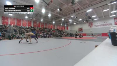 165 lbs Champ. Round 1 - Jackson McDaniel, Falcon vs Jack Waters, Bayfield