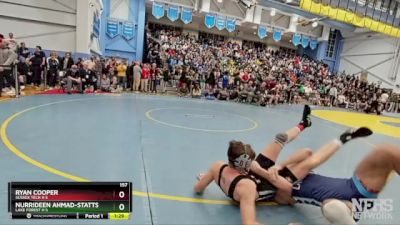 157 lbs Quarterfinal - Nurrideen Ahmad-Statts, Lake Forest H S vs Ryan Cooper, Sussex Tech H S