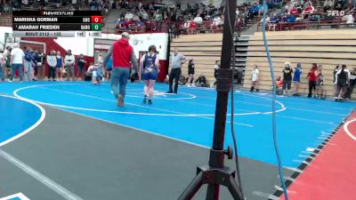 135 lbs Quarterfinal - Amarah Frieden, Northfield vs Mariska Gorman, Gopher Wrestling Club
