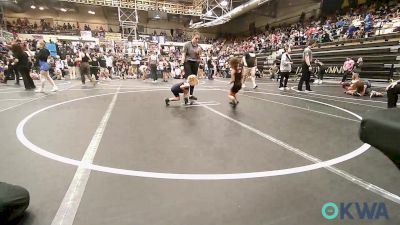 37-40 lbs Rr Rnd 3 - Jociana Martinez, Tuttle Wrestling vs Oakley Everheart, Standfast