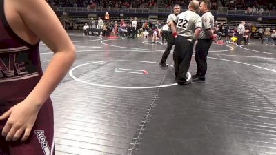 105 lbs Round Of 32 - Nolan Aughenbaugh, Curwensville vs Beck Sampeer, Somerset