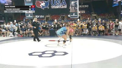 155 lbs Champ. Rd Of 32 - Maya Keane, Ohio vs Eloise Woolsey, New Mexico