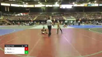 81 lbs Quarterfinal - Lyman Rarick, Westlake vs Kellan Moura, North Country Wrestling Club