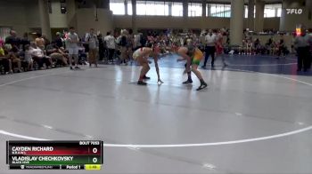 157 lbs Quarterfinal - Cayden Richard, B.R.A.W.L vs Vladislav Chechkovsky, Black Hive