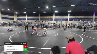 106 lbs Quarterfinal - Declan Leonard, USA Gold WC vs Davis Shaposhnick, Great Oak HS