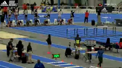 High School Boys' 60m Hurdles Championship, Round 2 Heat 1