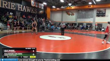 G-11 lbs Round 4 - Mackenzie Childers, Prairie, Cedar Rapids vs Lilly Barre, Highland, Riverside