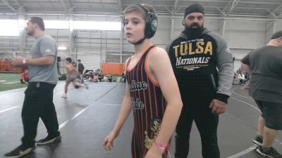 88 lbs Round 8 (10 Team) - Kolton Hartman, Kardiac Kidz vs Gabriel Lewis, Notre Dame Lions