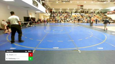 150 lbs Consolation - Caleb Irwin, Level Up Wrestling Center vs Rocky Holloway, Georgia