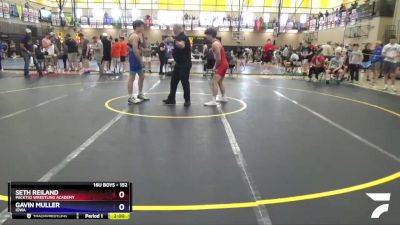 152 lbs Champ. Round 1 - Seth Reiland, Pack732 Wrestling Academy vs Gavin Muller, Iowa