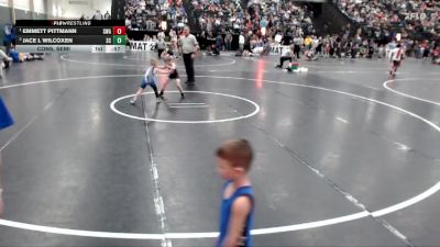 46 lbs Cons. Semi - Emmett Pittmann, Siouxland Wrestling Academy vs Jace L Wilcoxen, Sherman Challengers