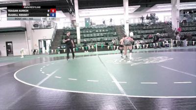 160 lbs 5th Place Match - Isabell Kessey, West Liberty vs Teagan Aurich, Indiana Tech