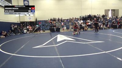 160 lbs Cons. Round 2 - Mya Willis, Missouri Valley vs Arianna Mauch, Unattached