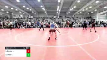 160 lbs Consi Of 64 #2 - Landry Barker, LA vs Kyler Blair, OH