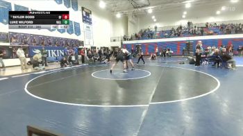 285 lbs Quarterfinal - Taylor Dodd, Bonners Ferry vs Luke Wilford, Vallivue