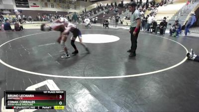 83 lbs 1st Place Match - Conan Corrales, Rough House Wrestling vs Bruno Lechiara, Mantanona TC