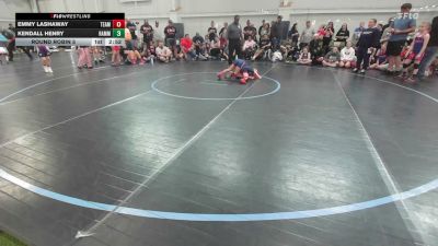 52 lbs Round Robin 5 - Emmy Lashaway, Team Ohio - G vs Kendall Henry, Hammers - G