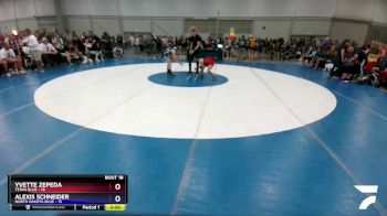 112 lbs 2nd Wrestleback (16 Team) - Yvette Zepeda, Texas Blue vs Alexis Schneider, North Dakota Blue