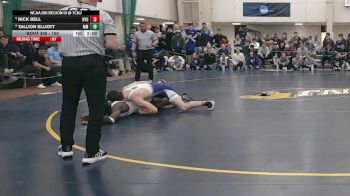 165 lbs 3rd Place Match - Nick Bell, Nyu vs Tallion Elliott, Marymount