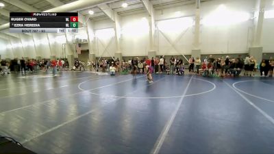 63 lbs Champ. Round 2 - Ruger Ovard, Evanston Elite vs Ezra Heredia, Agon Academy Wrestling