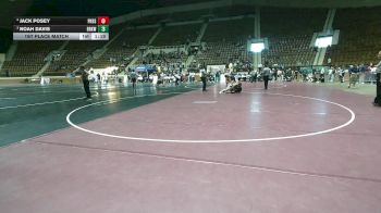 6A 150 lbs 1st Place Match - Jack Posey, Pike Road School vs Noah Davis, Brookwood Jr-Sr