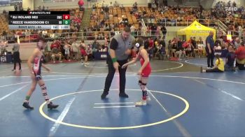 65 lbs Cons. Semi - Reece Vandeboom C1, BISHOP HARTLEY vs Eli Roland NE2, Bomber Wrestling Club