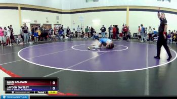 126 lbs Champ. Round 1 - Glen Baldwin, Indiana vs Jayden Owsley, Invicta Wrestling Academy