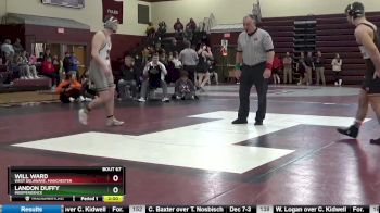 195 lbs Quarterfinal - Landon Duffy, Independence vs Will Ward, West Delaware, Manchester