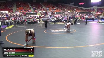 3-2-1A 150 Quarterfinal - Cole Keeten, Phillipsburg vs Jacob Waldy, Topeka-Cair Paravel