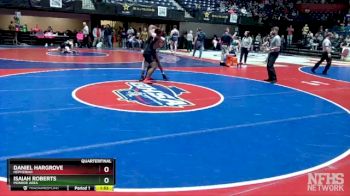 3A-215 lbs Quarterfinal - Isaiah Roberts, Monroe Area vs Daniel Hargrove, Hephzibah