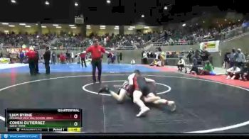 170 lbs Quarterfinal - Cohen Gutierrez, Sweet Home vs Liam Byrne, Mountain View High School Wres