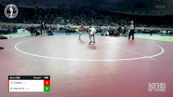 4A-120 lbs 1st Place Match - Chance Fisher, TUTTLE vs Gerald Harris III, CASCIA HALL