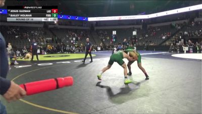 157 lbs Round Of 16 - Jesus Guzman, Lakeside (SS) vs Bailey Holman, Poway (SD)