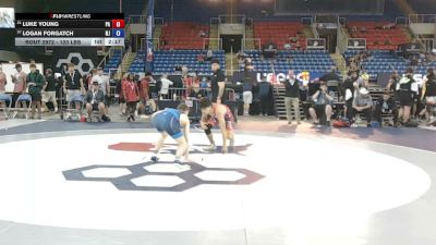 120 lbs Cons. Sub-rd Of 16 - Luke Young, Pennsylvania vs Logan Forgatch, New Jersey