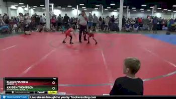 40 lbs Round 2 (10 Team) - Elijah Mathew, Armory vs Kayden Thompson, Distinguished Black